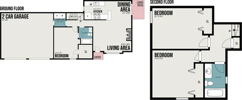 Plano 1C1 — 3 Rec. · 2 Baños