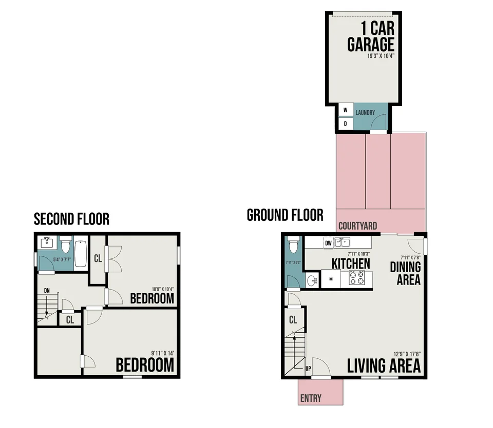 Plano 2B6 — 2 Rec. · 1.5 Baños