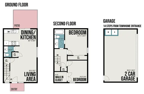Plano 2B5 — 2 Rec. · 1.5 Baños